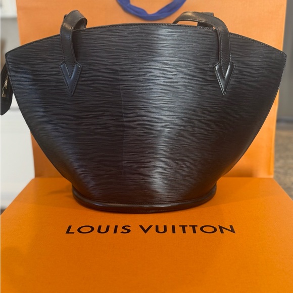Louis Vuitton Black EPI Saint Jacques Shoulder Bag - Picture 9 of 13